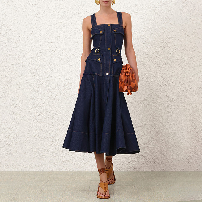 zimmermann dawning flutter midi dress